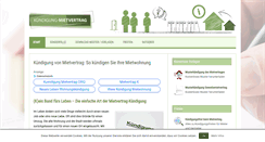 Desktop Screenshot of kuendigung-mietvertrag.org